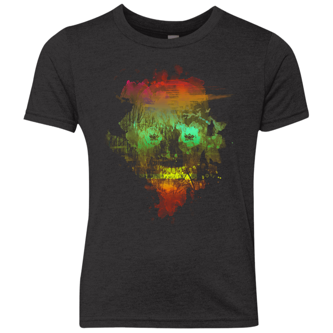 Neon Skully Youth Triblend T-Shirt