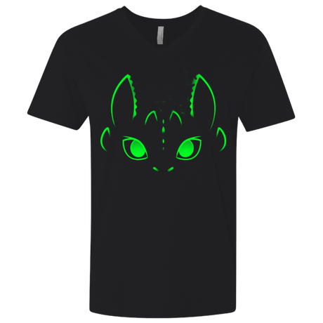 T-Shirts Black / X-Small Neon Toothless Men's Premium V-Neck