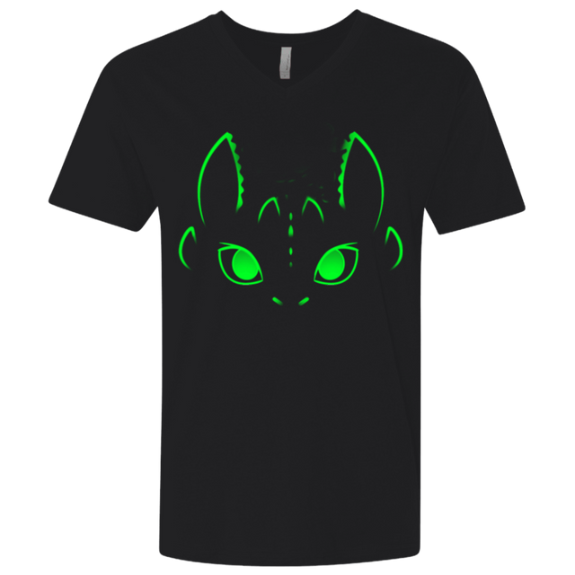 T-Shirts Black / X-Small Neon Toothless Men's Premium V-Neck