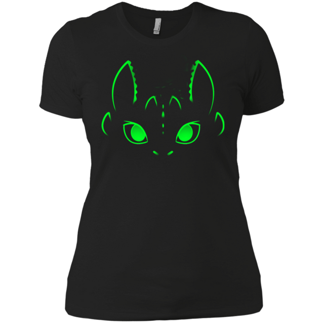 T-Shirts Black / X-Small Neon Toothless Women's Premium T-Shirt