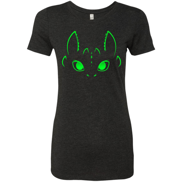 T-Shirts Vintage Black / Small Neon Toothless Women's Triblend T-Shirt