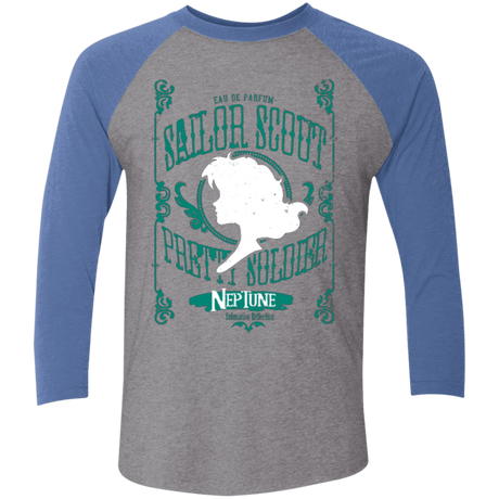 T-Shirts Premium Heather/ Vintage Royal / X-Small Neptune Men's Triblend 3/4 Sleeve
