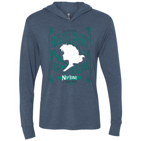T-Shirts Indigo / X-Small Neptune Triblend Long Sleeve Hoodie Tee