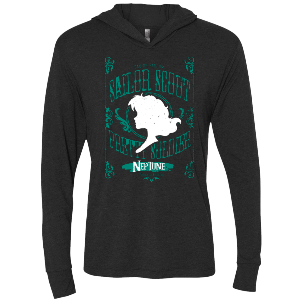 T-Shirts Vintage Black / X-Small Neptune Triblend Long Sleeve Hoodie Tee