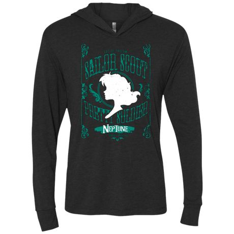 T-Shirts Vintage Black / X-Small Neptune Triblend Long Sleeve Hoodie Tee