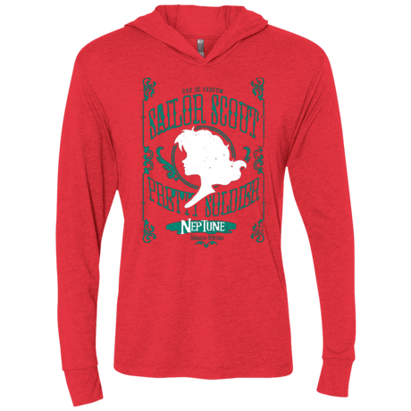 T-Shirts Vintage Red / X-Small Neptune Triblend Long Sleeve Hoodie Tee