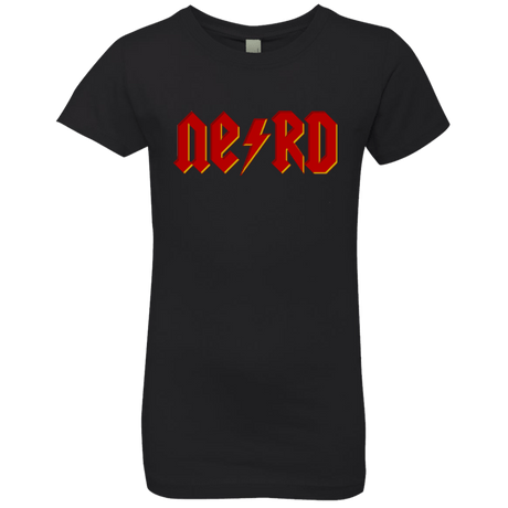 T-Shirts Black / YXS NERD Girls Premium T-Shirt