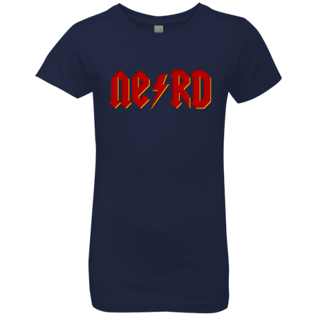 T-Shirts Midnight Navy / YXS NERD Girls Premium T-Shirt