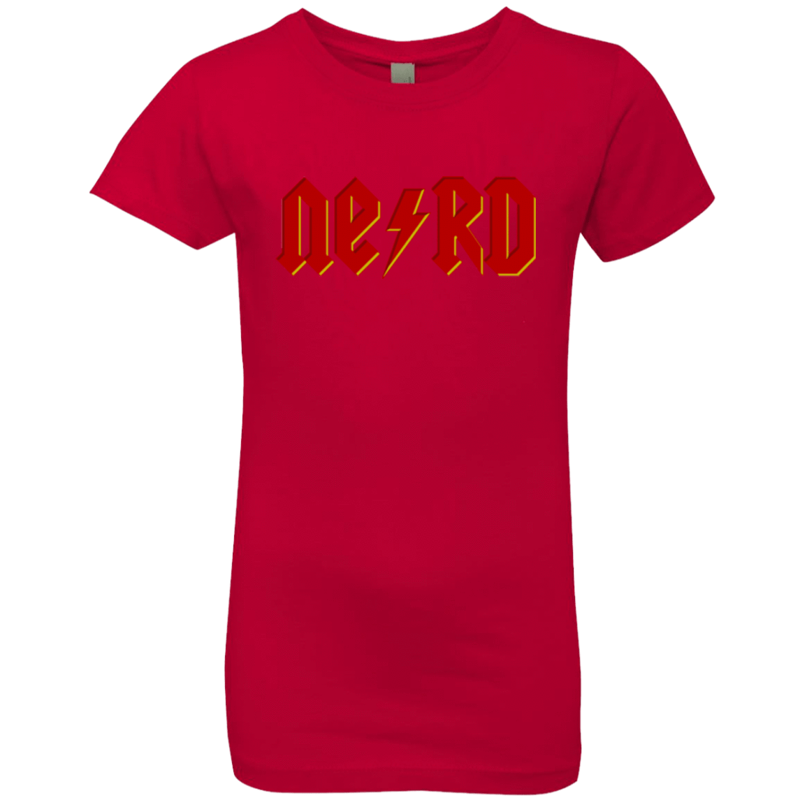 T-Shirts Red / YXS NERD Girls Premium T-Shirt