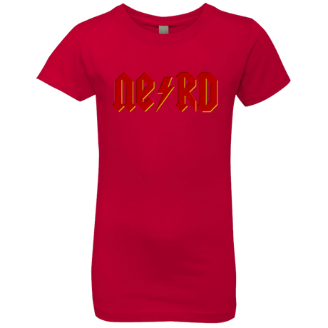 T-Shirts Red / YXS NERD Girls Premium T-Shirt