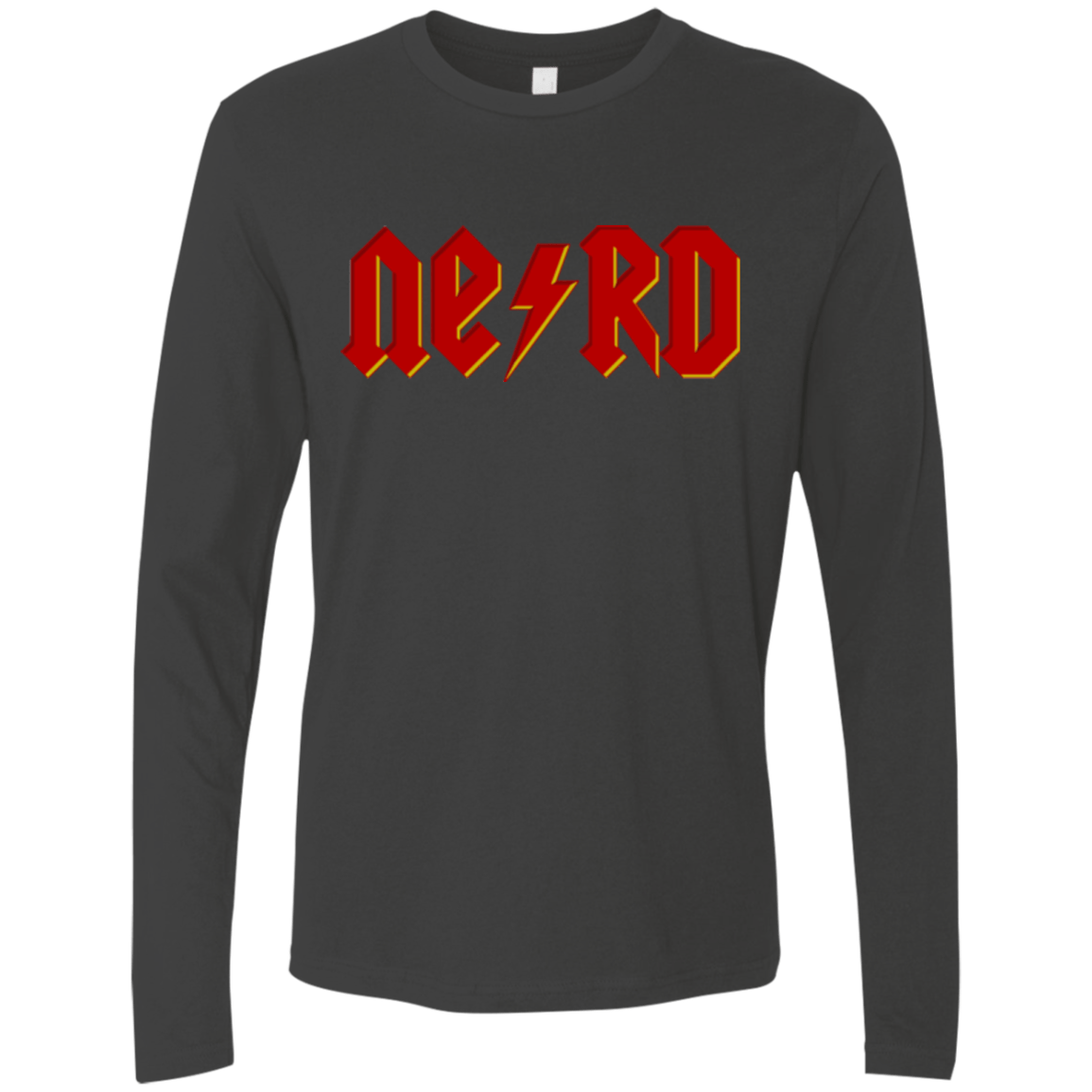 T-Shirts Heavy Metal / Small NERD Men's Premium Long Sleeve
