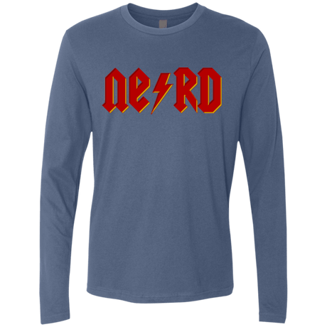 T-Shirts Indigo / Small NERD Men's Premium Long Sleeve