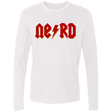 T-Shirts White / Small NERD Men's Premium Long Sleeve