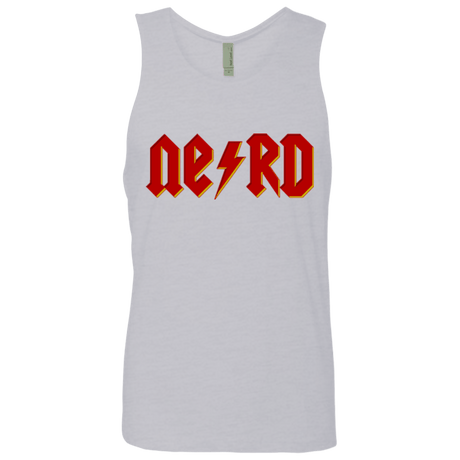 T-Shirts Heather Grey / Small NERD Men's Premium Tank Top