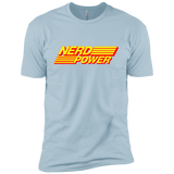T-Shirts Light Blue / YXS Nerd Power Boys Premium T-Shirt