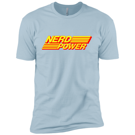 T-Shirts Light Blue / YXS Nerd Power Boys Premium T-Shirt