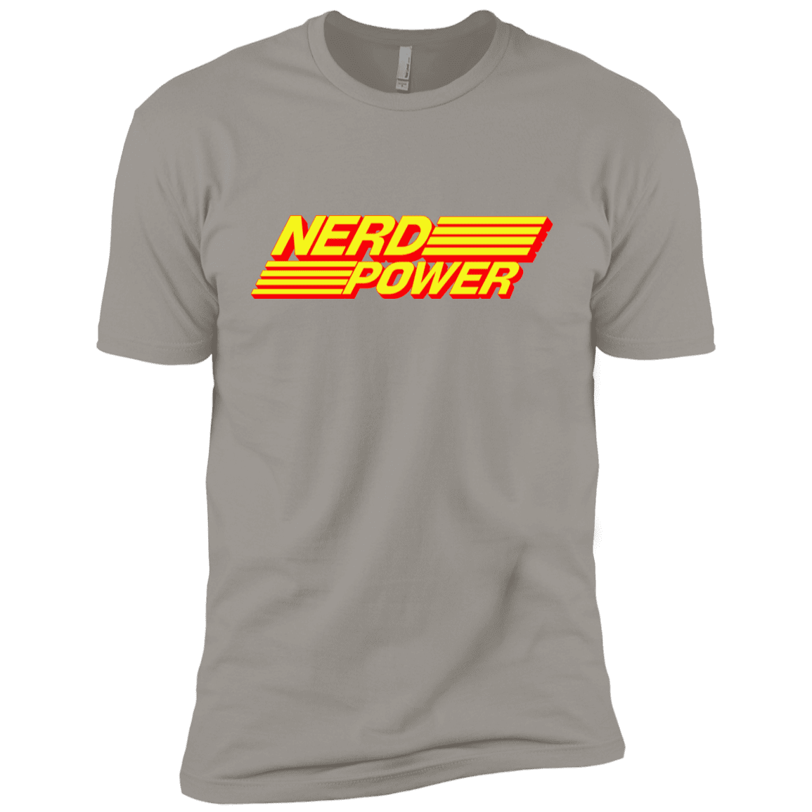 T-Shirts Light Grey / YXS Nerd Power Boys Premium T-Shirt