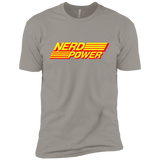 T-Shirts Light Grey / YXS Nerd Power Boys Premium T-Shirt