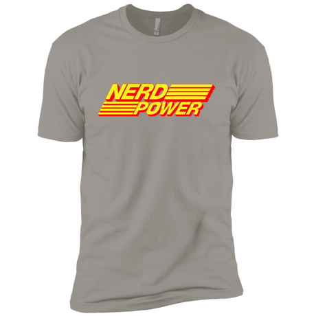 T-Shirts Light Grey / YXS Nerd Power Boys Premium T-Shirt