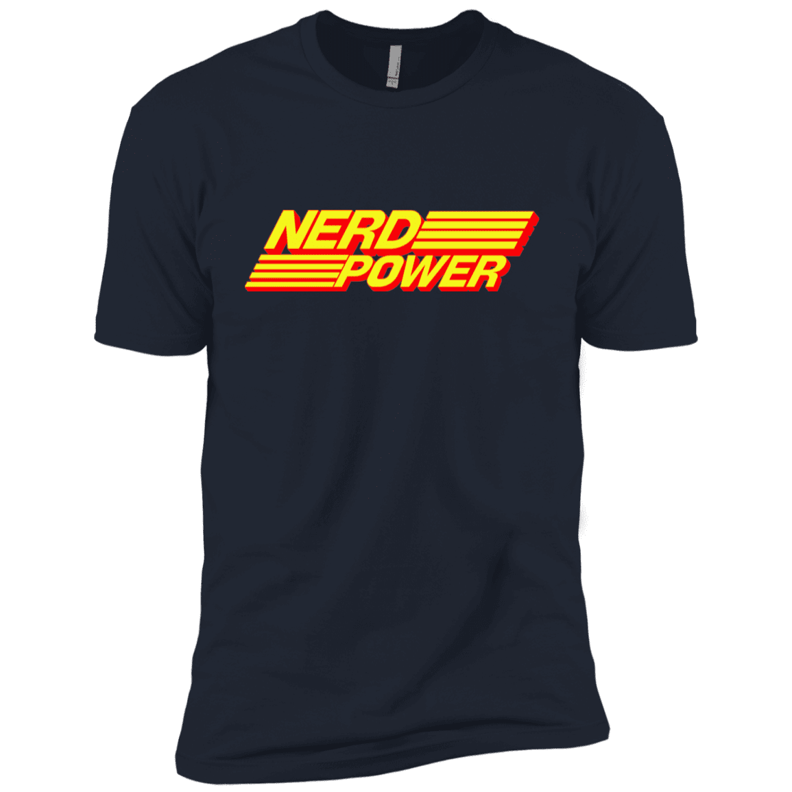 T-Shirts Midnight Navy / YXS Nerd Power Boys Premium T-Shirt