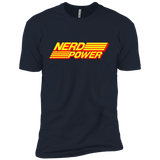 T-Shirts Midnight Navy / YXS Nerd Power Boys Premium T-Shirt