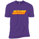 T-Shirts Purple Rush / YXS Nerd Power Boys Premium T-Shirt