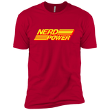 T-Shirts Red / YXS Nerd Power Boys Premium T-Shirt