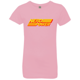 T-Shirts Light Pink / YXS Nerd Power Girls Premium T-Shirt