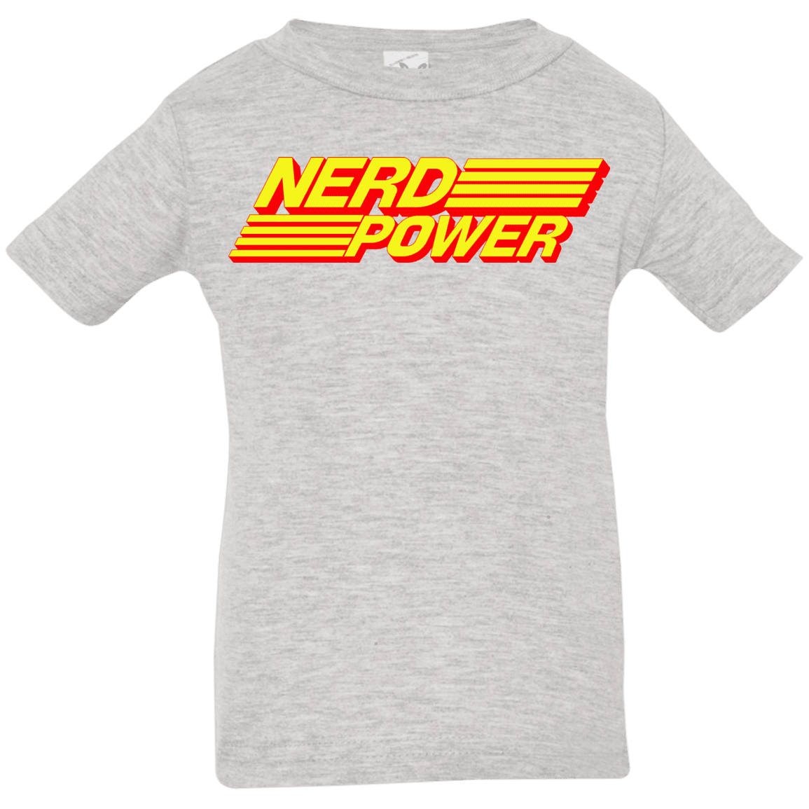 T-Shirts Heather Grey / 6 Months Nerd Power Infant Premium T-Shirt