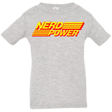 T-Shirts Heather Grey / 6 Months Nerd Power Infant Premium T-Shirt
