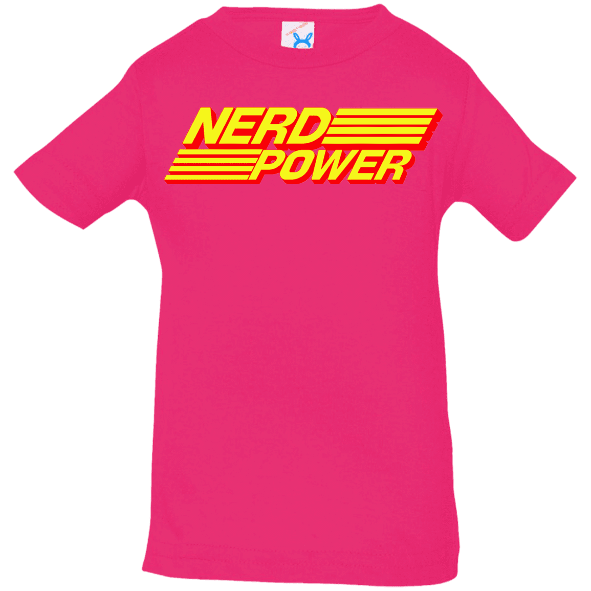 T-Shirts Hot Pink / 6 Months Nerd Power Infant Premium T-Shirt