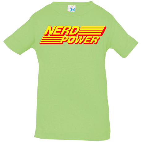 T-Shirts Key Lime / 6 Months Nerd Power Infant Premium T-Shirt
