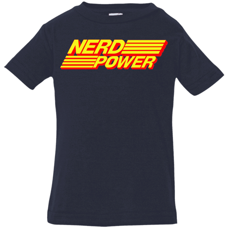 T-Shirts Navy / 6 Months Nerd Power Infant Premium T-Shirt