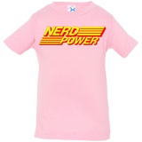 T-Shirts Pink / 6 Months Nerd Power Infant Premium T-Shirt