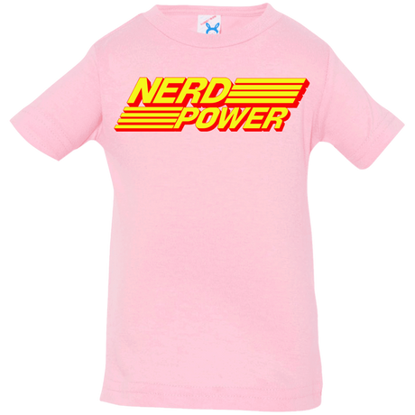 T-Shirts Pink / 6 Months Nerd Power Infant Premium T-Shirt