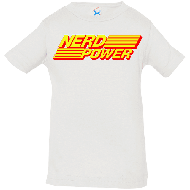 T-Shirts White / 6 Months Nerd Power Infant Premium T-Shirt