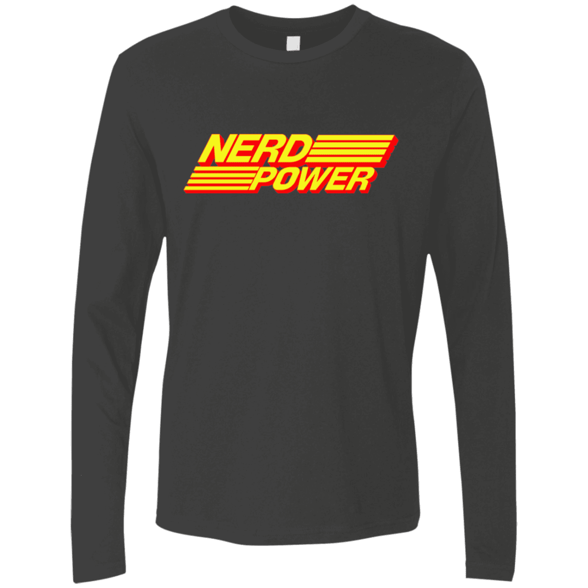 T-Shirts Heavy Metal / S Nerd Power Men's Premium Long Sleeve