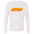 T-Shirts White / S Nerd Power Men's Premium Long Sleeve