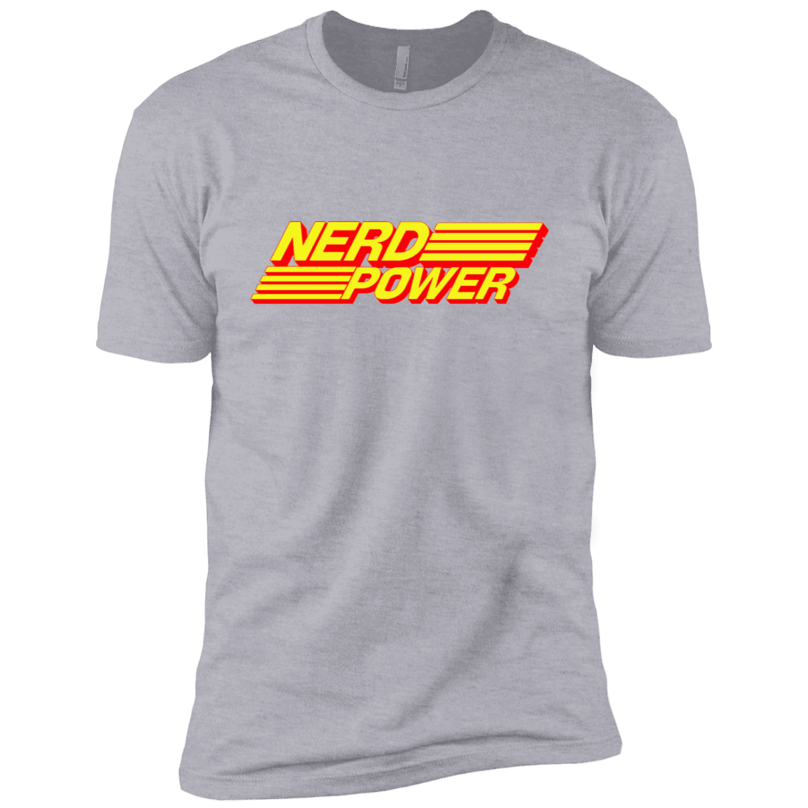 T-Shirts Heather Grey / X-Small Nerd Power Men's Premium T-Shirt