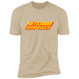 T-Shirts Sand / X-Small Nerd Power Men's Premium T-Shirt