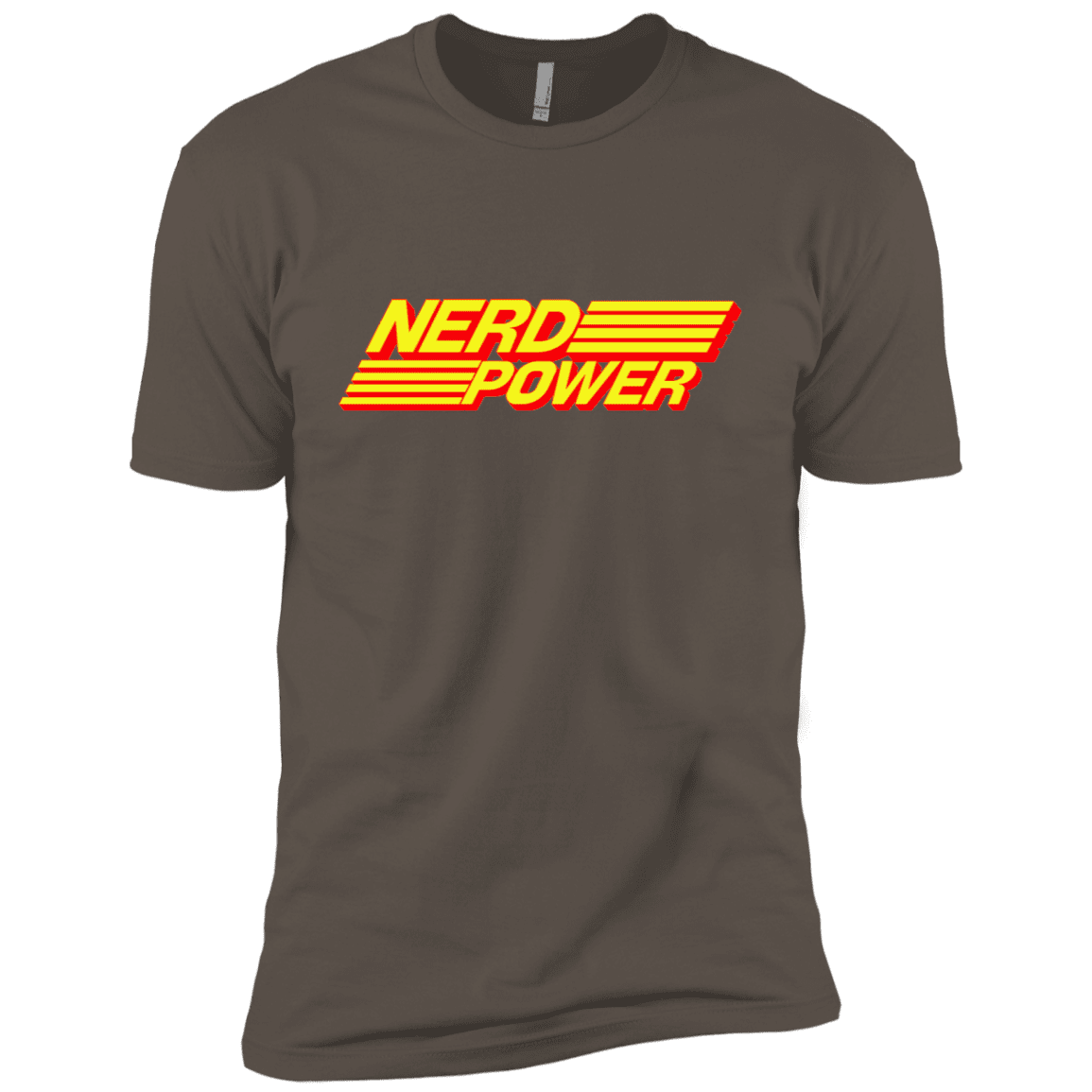 T-Shirts Warm Grey / X-Small Nerd Power Men's Premium T-Shirt