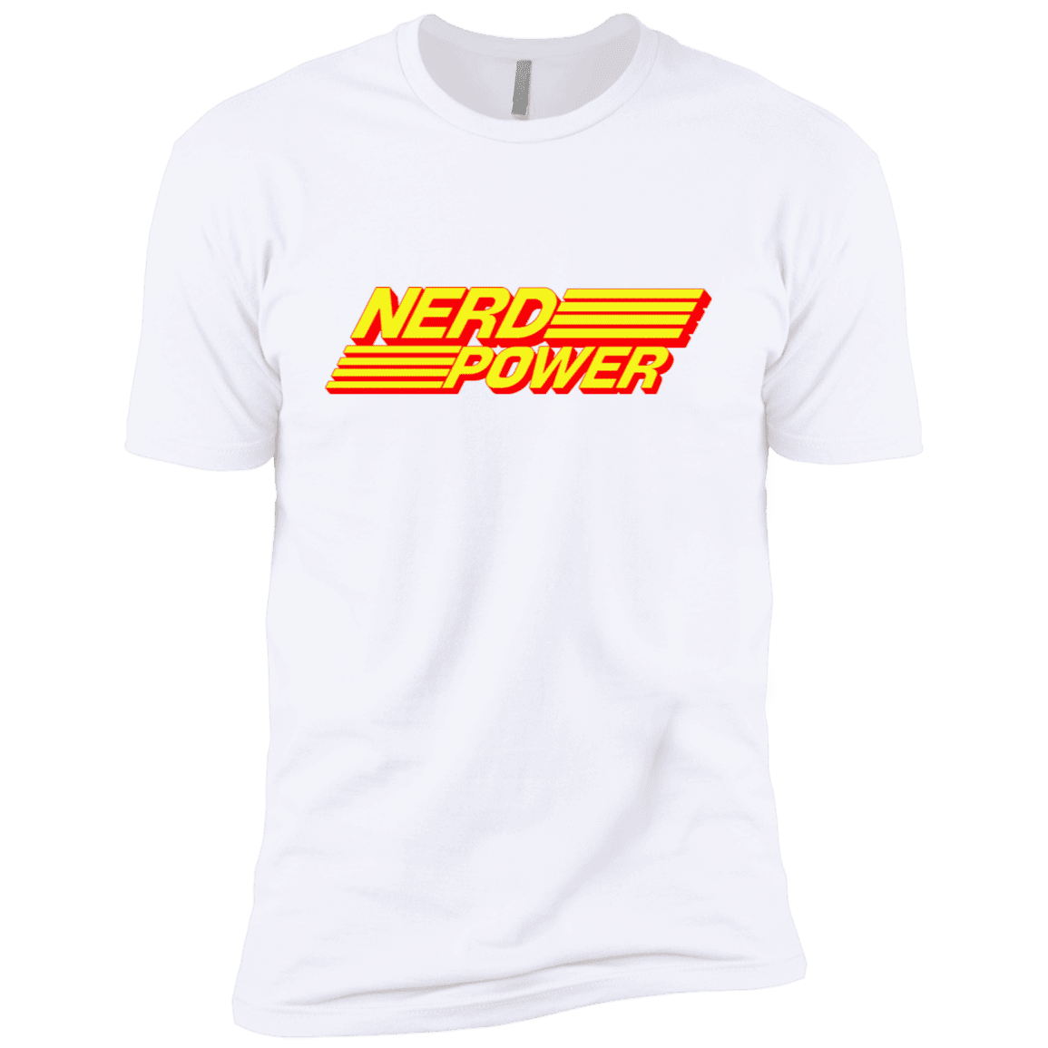 T-Shirts White / X-Small Nerd Power Men's Premium T-Shirt