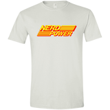 T-Shirts White / X-Small Nerd Power Men's Semi-Fitted Softstyle