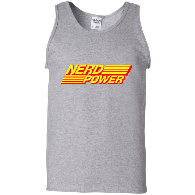 T-Shirts Sport Grey / S Nerd Power Men's Tank Top