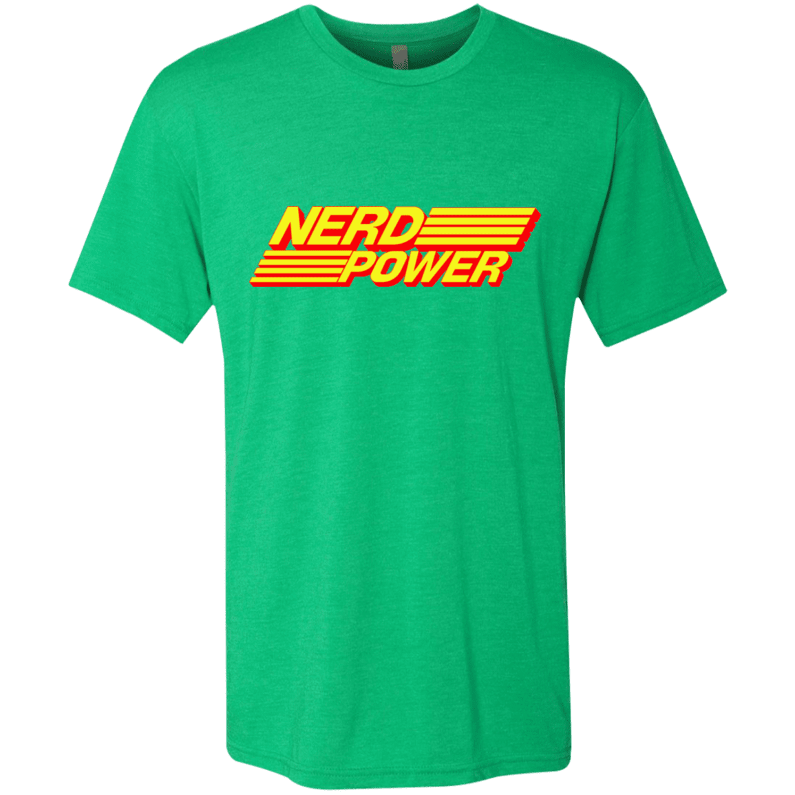 T-Shirts Envy / S Nerd Power Men's Triblend T-Shirt