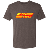 T-Shirts Macchiato / S Nerd Power Men's Triblend T-Shirt