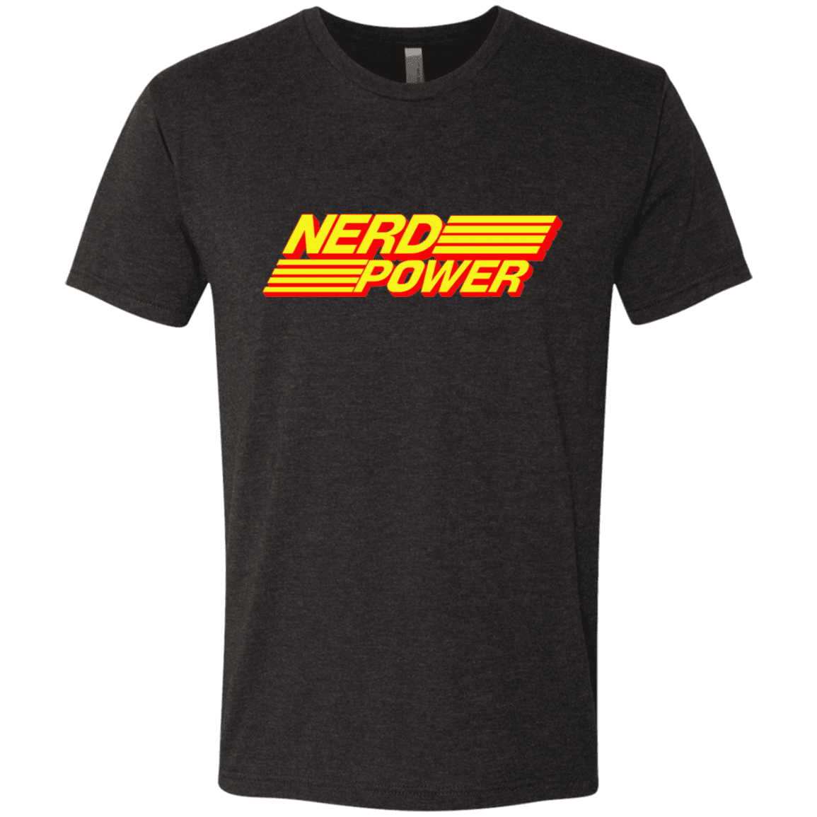 T-Shirts Vintage Black / S Nerd Power Men's Triblend T-Shirt