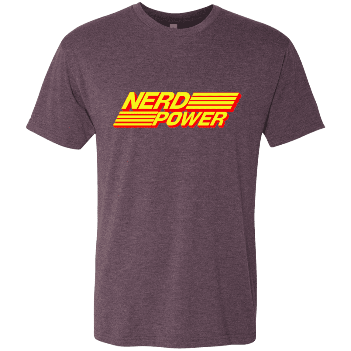 T-Shirts Vintage Purple / S Nerd Power Men's Triblend T-Shirt