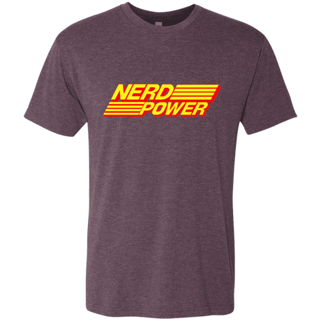 T-Shirts Vintage Purple / S Nerd Power Men's Triblend T-Shirt