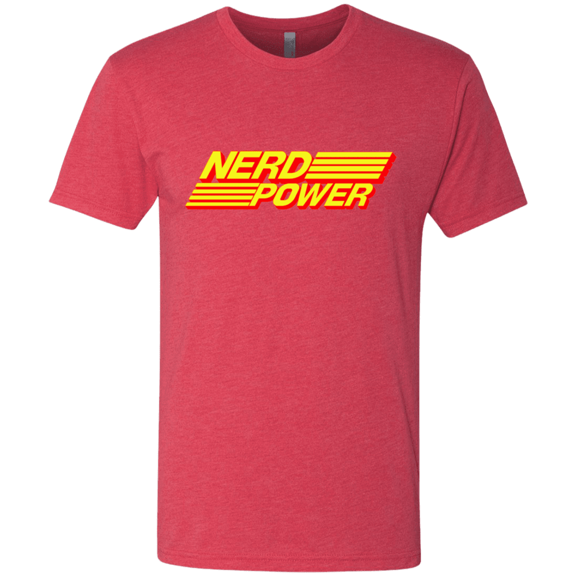 T-Shirts Vintage Red / S Nerd Power Men's Triblend T-Shirt